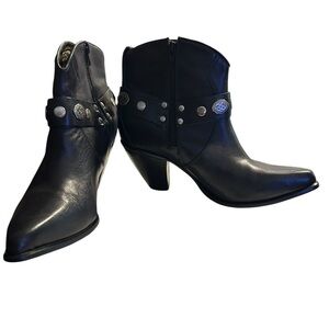 Durango Women’s Black Size 7.5M Harness Boot - Motorcycle Western